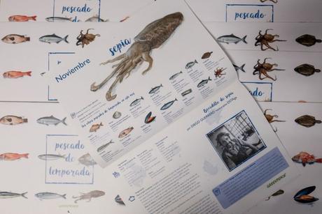 Greenpeace nos escoge como imprenta online ecológica calendario greenpeace de pescado, imagen de una sepia