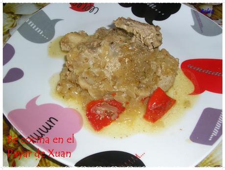 Chuletas de cerdo en salsa