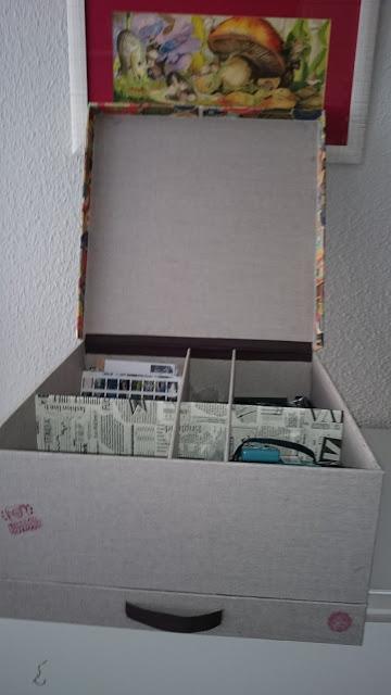 Caja para material fotográfico