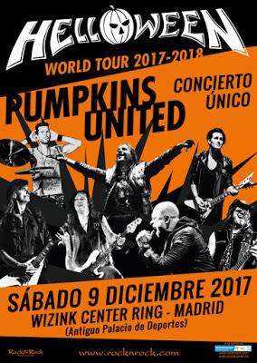 La gira de reunión 'Pumpkins United' de Helloween visitará Madrid el 9 de diciembre
