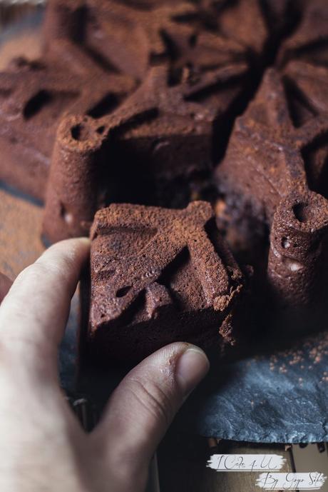 Brownie de Chocolate con Cacahuetes de Miel