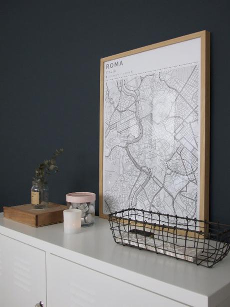 El mapa de de Roma en un lugar privilegiado de nuestra casa El mapa de de Roma en un lugar privilegiado de nuestra casa