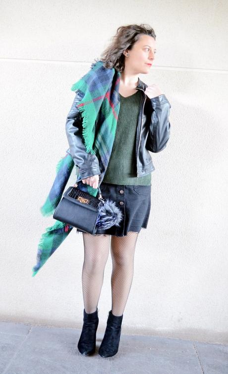 Cómo combinar el caqui con negro