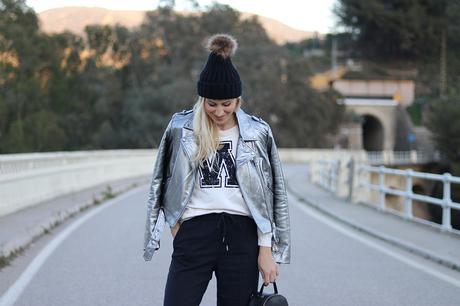 SILVER JACKET + JOGGERS PANTS SILVER JACKET + JOGGERS PANTS