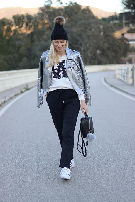 SILVER JACKET + JOGGERS PANTS SILVER JACKET + JOGGERS PANTS