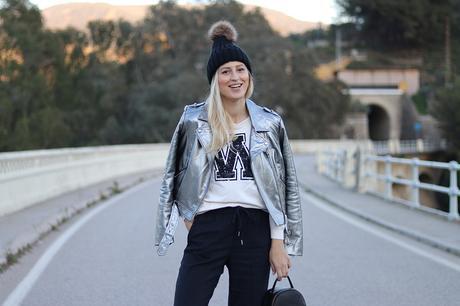 SILVER JACKET + JOGGERS PANTS SILVER JACKET + JOGGERS PANTS