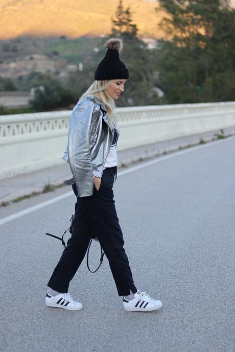 SILVER JACKET + JOGGERS PANTS SILVER JACKET + JOGGERS PANTS