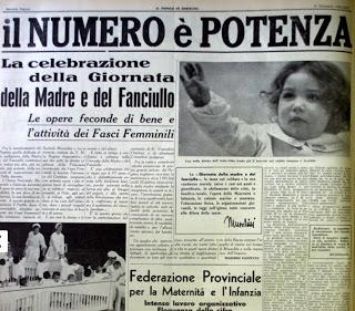 POLÍTICA DEMOGRÁFICA DEL FASCISMO ITALIANO