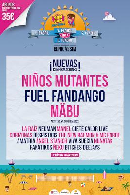 SanSan Festival 2017 suma a Niños Mutantes, Fuel Fandango y Mäbu