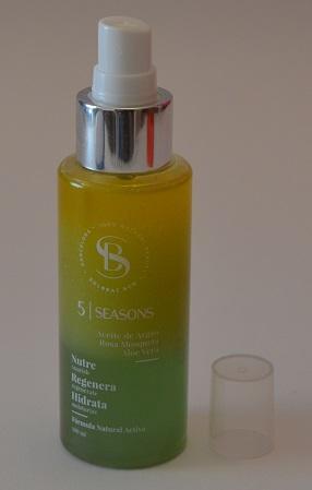 La Loción Facial y Corporal en aceite “5 Seasons” de SOLBEAT