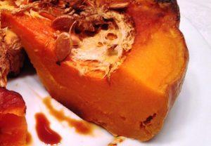Calabaza asada Calabaza al horno.