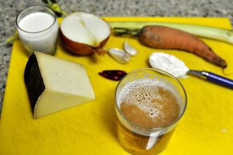 Sopa de cerveza y queso