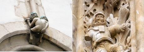 Huevos de pascua en fachadas de catedrales