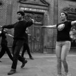 Con danza se manifiestan frente de la Secretaría de Cultura