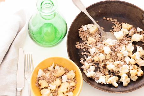 buckwheat and coliflower pan