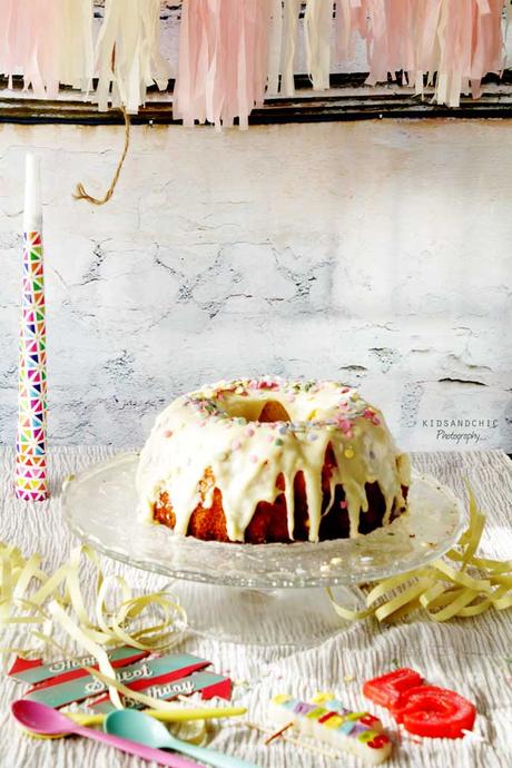 Donut Funfetti Bundt Cake #BundtBakers