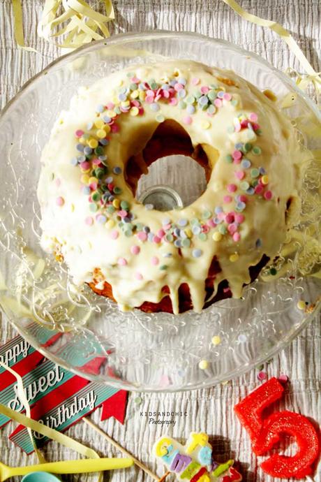 Donut Funfetti Bundt Cake #BundtBakers