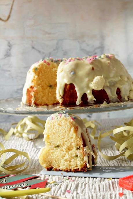 Donut Funfetti Bundt Cake #BundtBakers