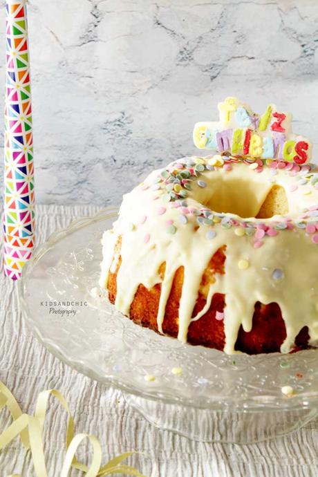 Donut Funfetti Bundt Cake #BundtBakers