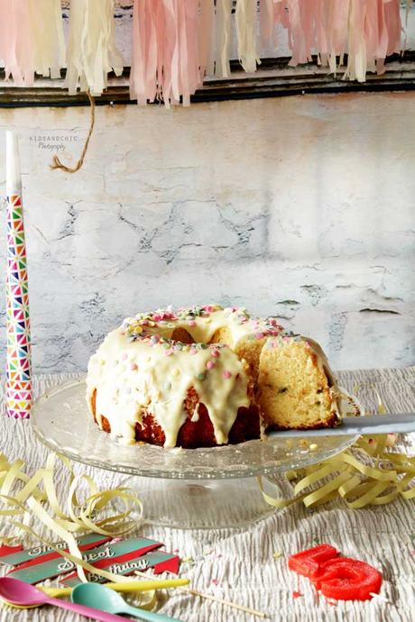 Donut Funfetti Bundt Cake #BundtBakers