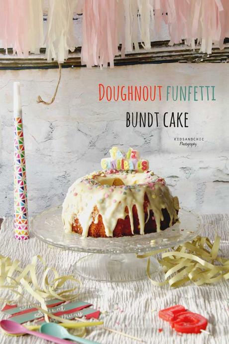 Donut Funfetti Bundt Cake #BundtBakers