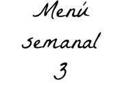 Menú semanal