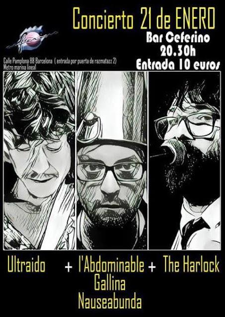 [Recomendaciones Telúricas] Santi Capote + Capote & Algar Dj's // The Harlock + Ultraido + Abdominable Gallina Nauseabunda
