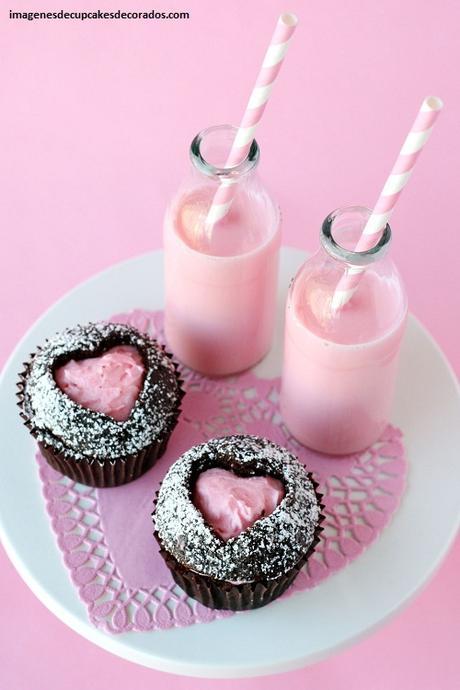 imagenes de cupcakes de san valentin aniversario