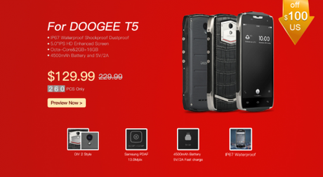 Promociones de DOOGEE Spring Festival de hasta 100$ y 70% de descuentos