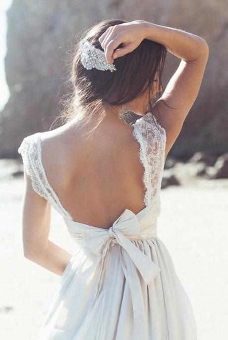 ¿Vestido de novia espalda al aire?
