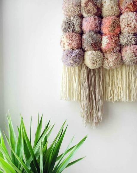 9 Tutoriales para crear colgantes y tapices de lana 