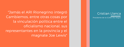 La CC ARI Rio Negro desmiente reunión alianza y aclara que nunca integro cambiemos en Rio Negro