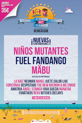 SanSan Festival 2017: Nuevas Confirmaciones