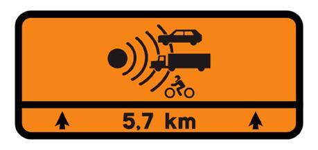 Nueva señal de tráfico para tramos especialmente peligrosos Nueva señal de tráfico para tramos especialmente peligrosos
