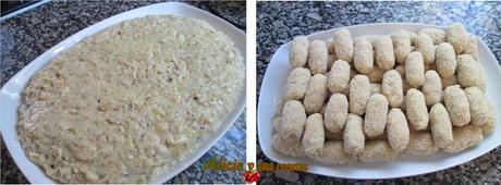 CROQUETAS DE GALLINA TRUFADAS