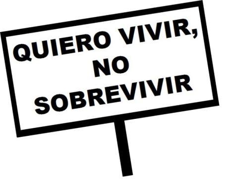 3 Vuestra crueldad insolidaridad nos lleváis al suicidio.