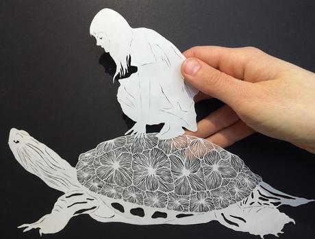 Maude White: Brave Bird Paper Art
