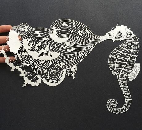 Maude White: Brave Bird Paper Art