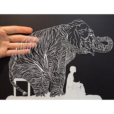 Maude White: Brave Bird Paper Art