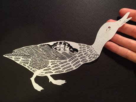 Maude White: Brave Bird Paper Art