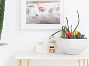 DIY: mesa auxiliar mármol patas horquilla