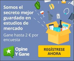 Ganar recompensas haciendo encuestas en Opine y Gane