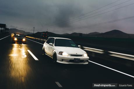 JDM Trinity. Nissan 370z, Subaru STI & Honda Civic unidos para siempre.