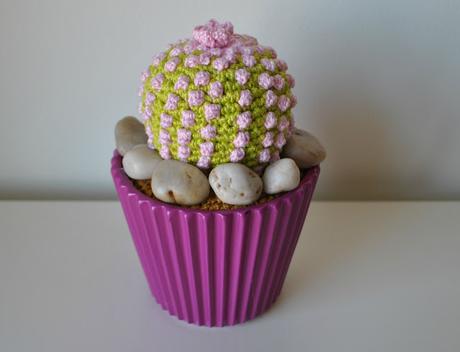 CACTUS DE GANCHILLO CON UNA NOTA DE COLOR