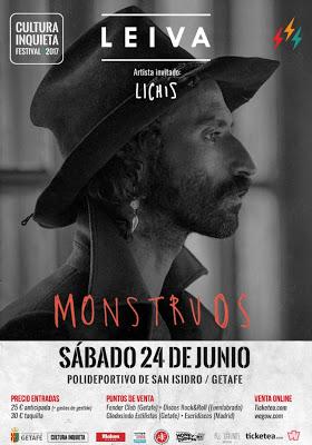 Leiva y Lichis, el 24 de junio en el Festival Cultura Inquieta de Getafe