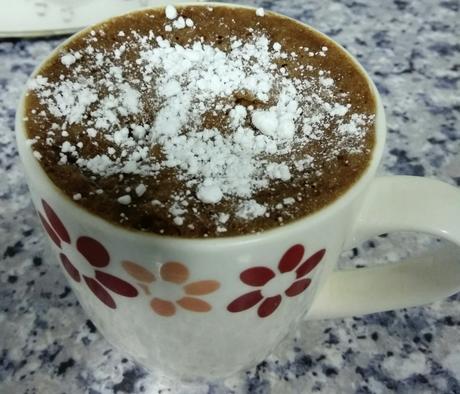 Mug Cake Chocolate al Microondas