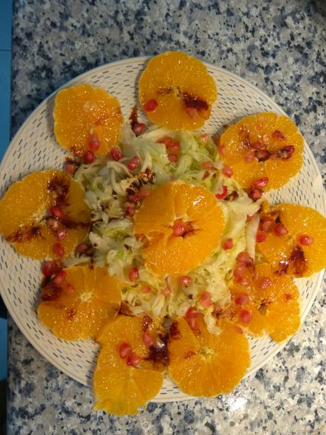 Ensalada de Naranja y Granadas