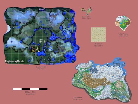 Comparan el tamaño del mapa de Zelda con Skyrim, ¡descubre cuál es más grande!