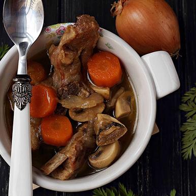 Guiso de Ternasco de Aragón a la Cerveza Negra
