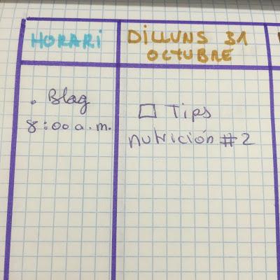 DIY EXPRÉS : HAZ TU PROPIO PLANIFICADOR SEMANAL